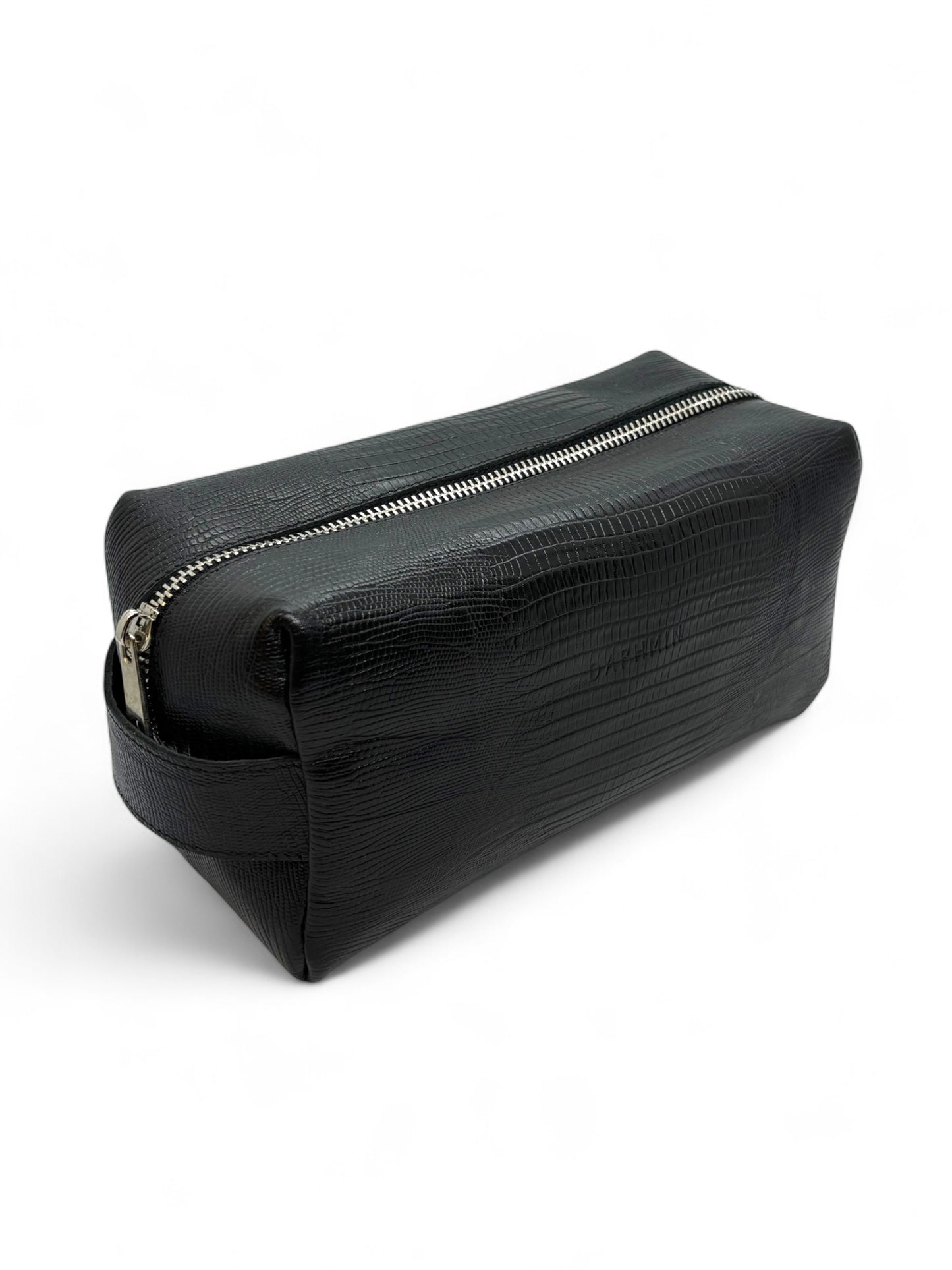 Dopp Kit Seyahat ve Kişisel Bakım Çantası - Siyah Kroko
