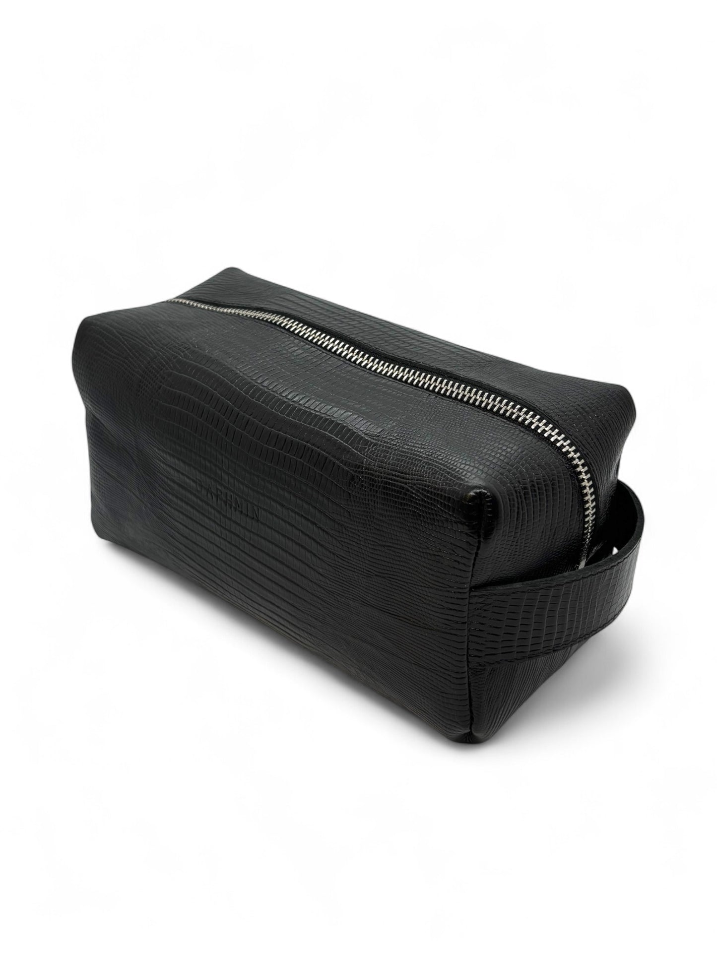 Dopp Kit Seyahat ve Kişisel Bakım Çantası - Siyah Kroko