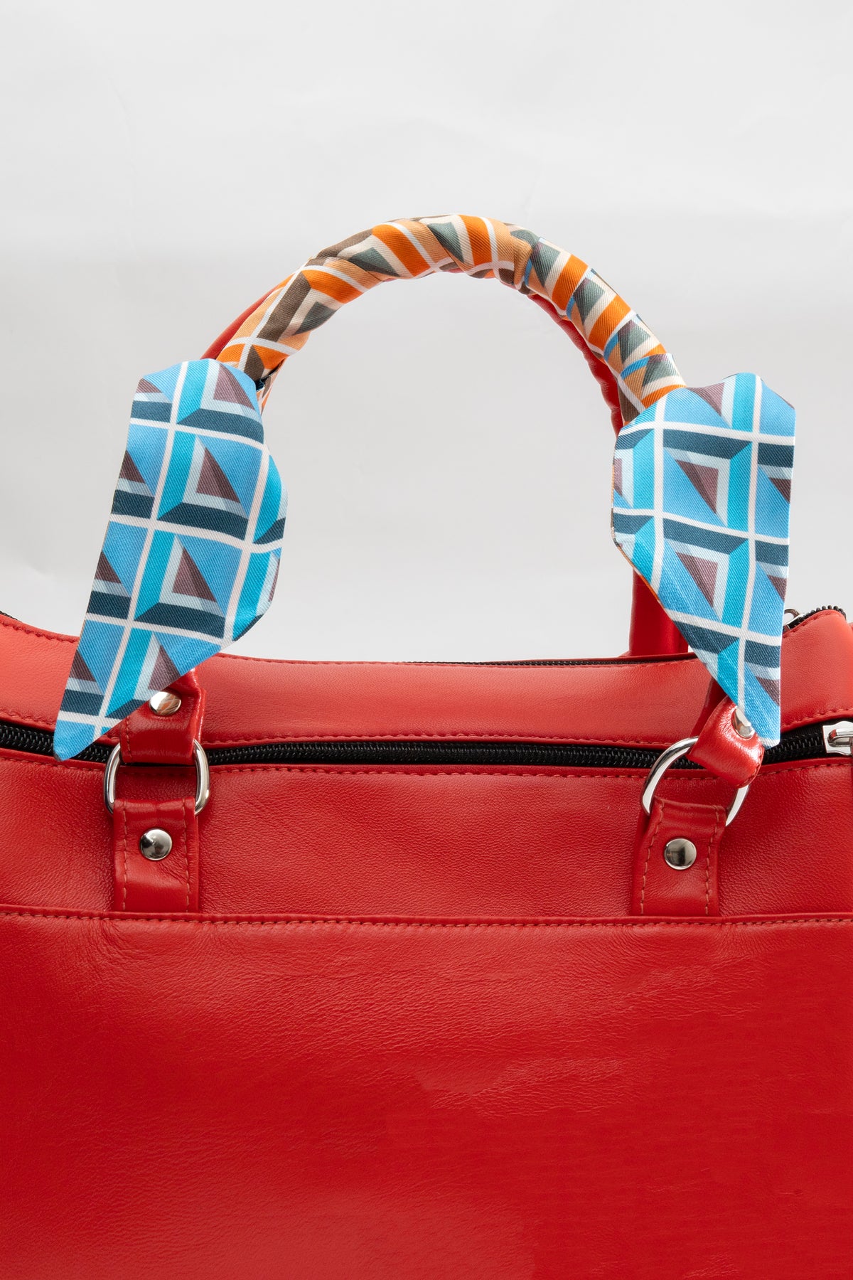 Linea Double-Sided Slim Silk Scarf, image 5