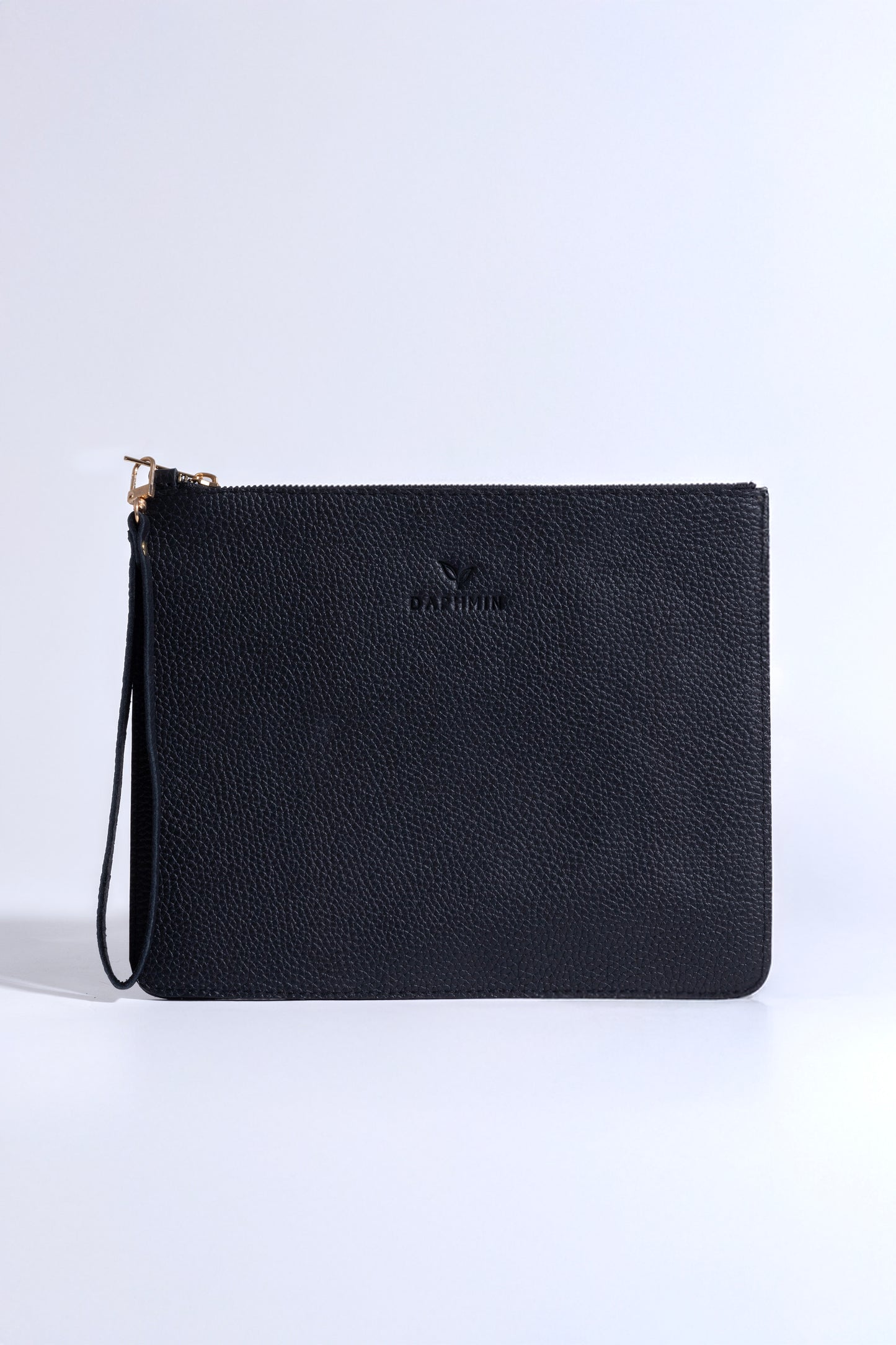 Nia Hakiki Deri Clutch Çanta - Siyah