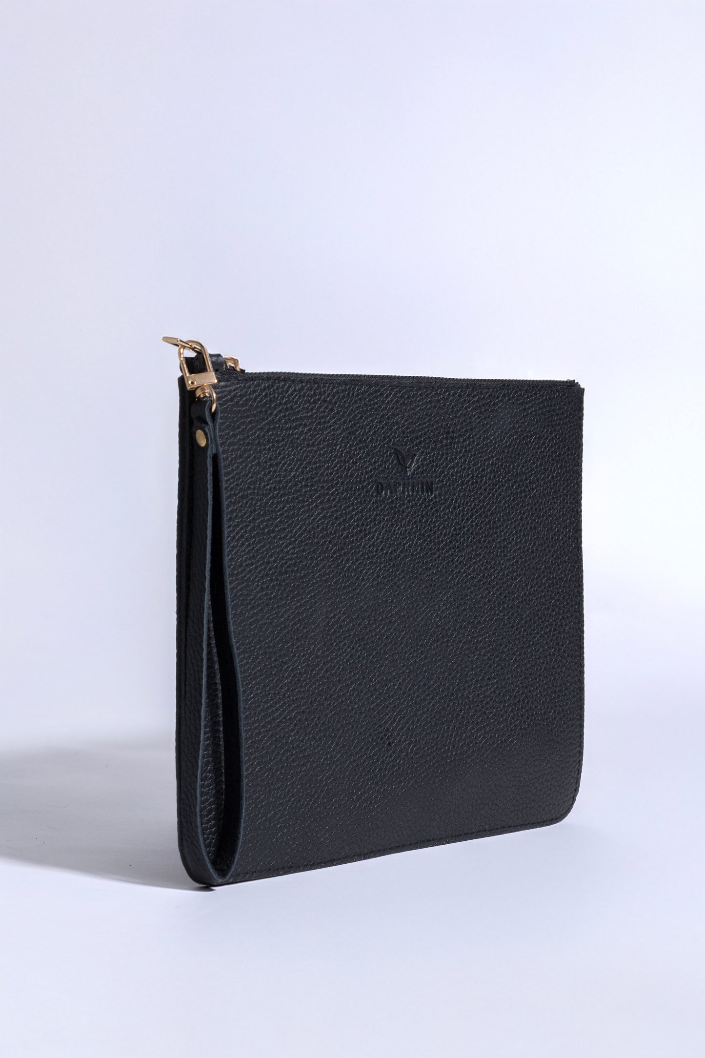 Nia Hakiki Deri Clutch Çanta - Siyah