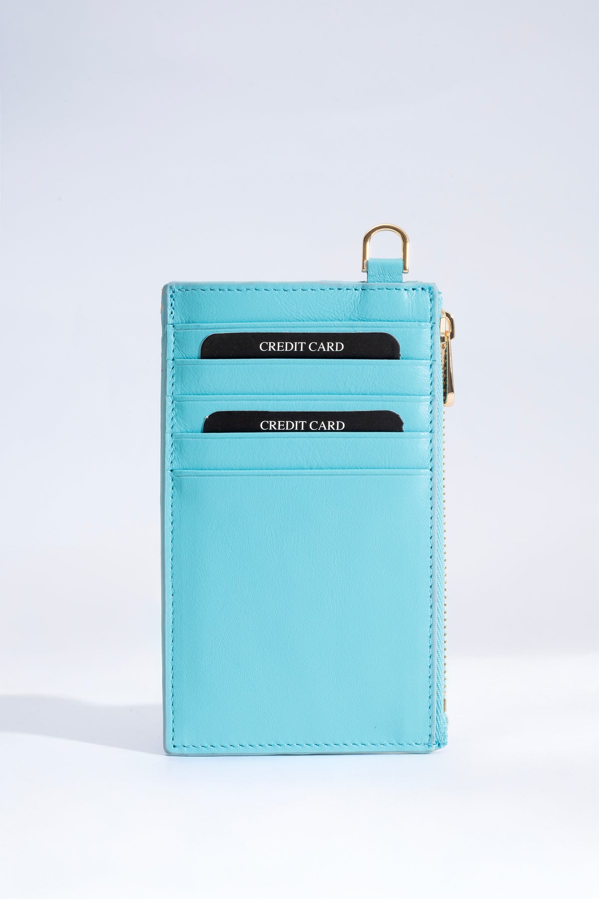 Mira Card Holder with Strap – Turquoise, image 5