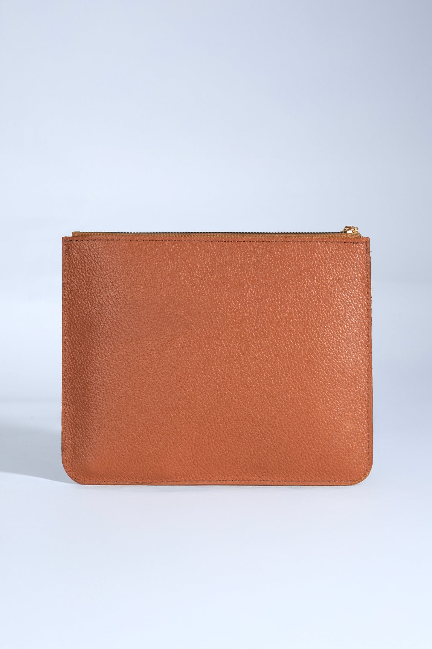 Nia Hakiki Deri Clutch Çanta - Taba