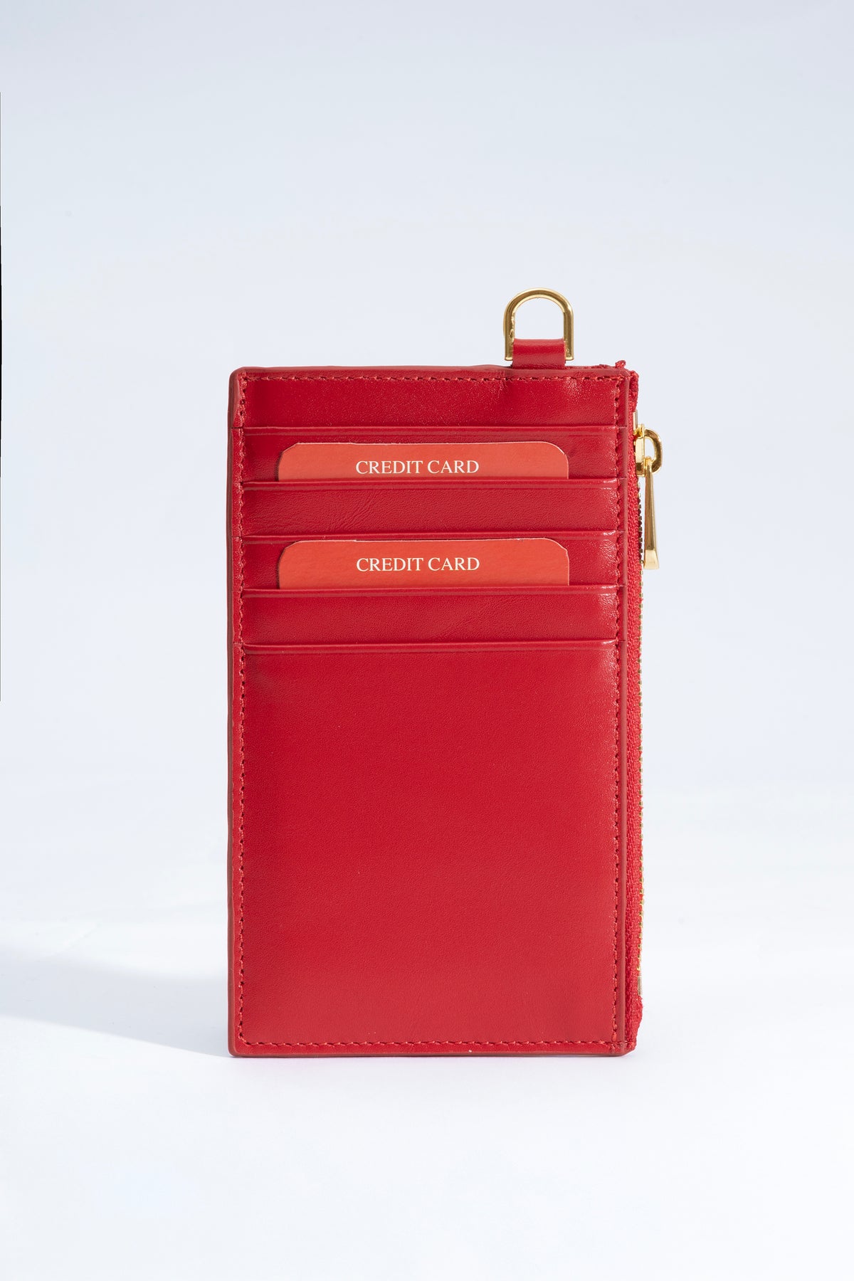 Mira Card Holder with Strap – Red, image 5