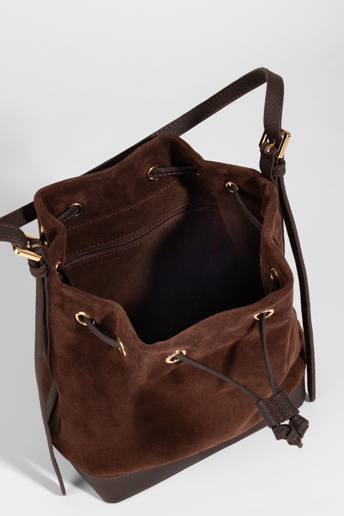 Sorella Suede Bucket – Brown, image 5