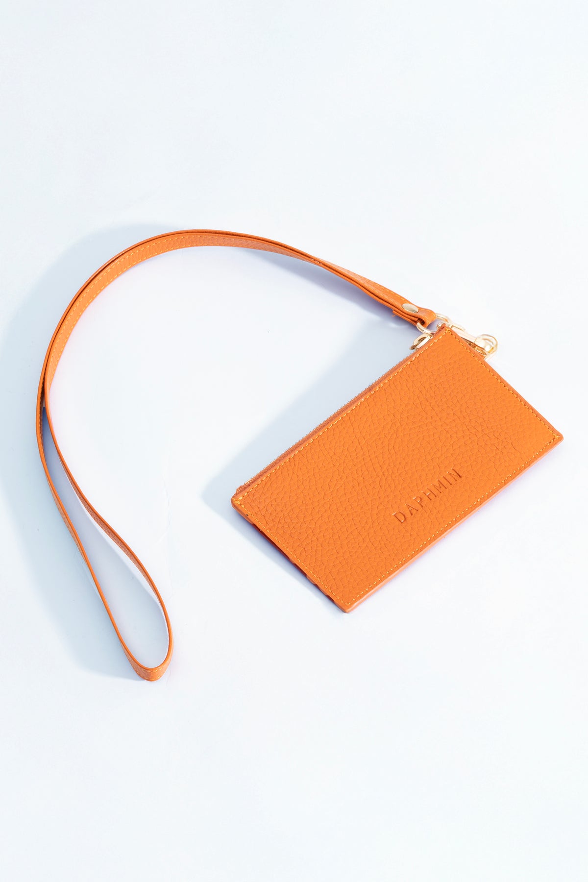 Mira Card Holder with Strap – Orange, image 2