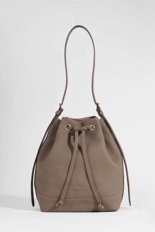 Sorella Bucket – Vizon Hakiki Deri Bucket Omuz Çantası
