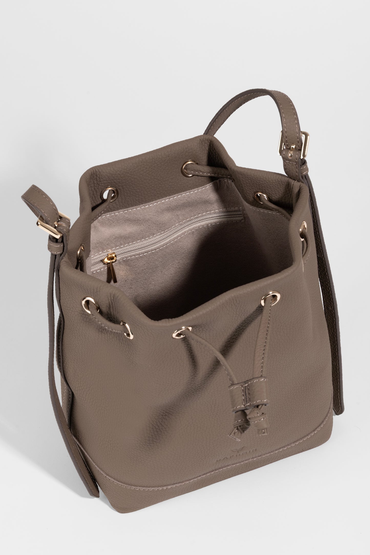 Sorella Bucket – Vizon Hakiki Deri Bucket Omuz Çantası