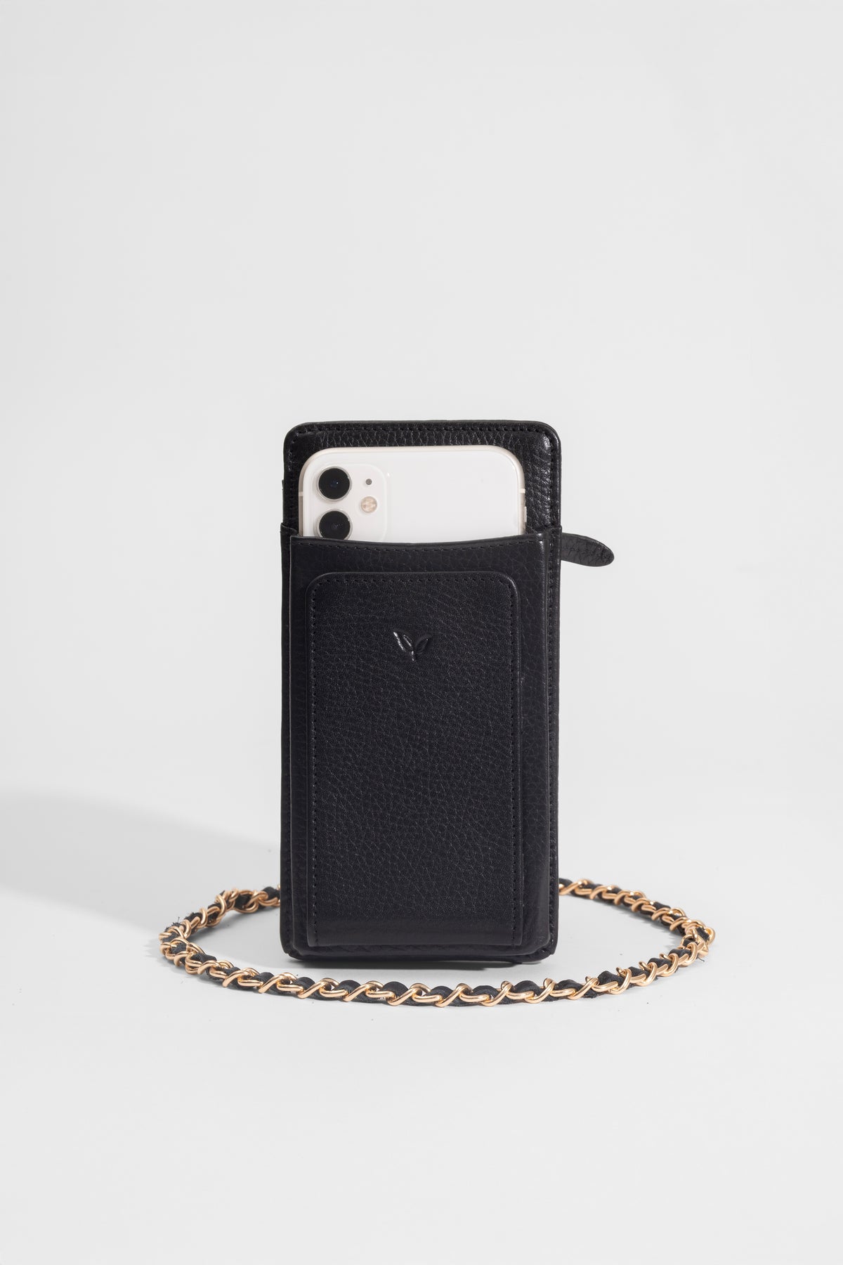 Laurel with Gold Chain Black