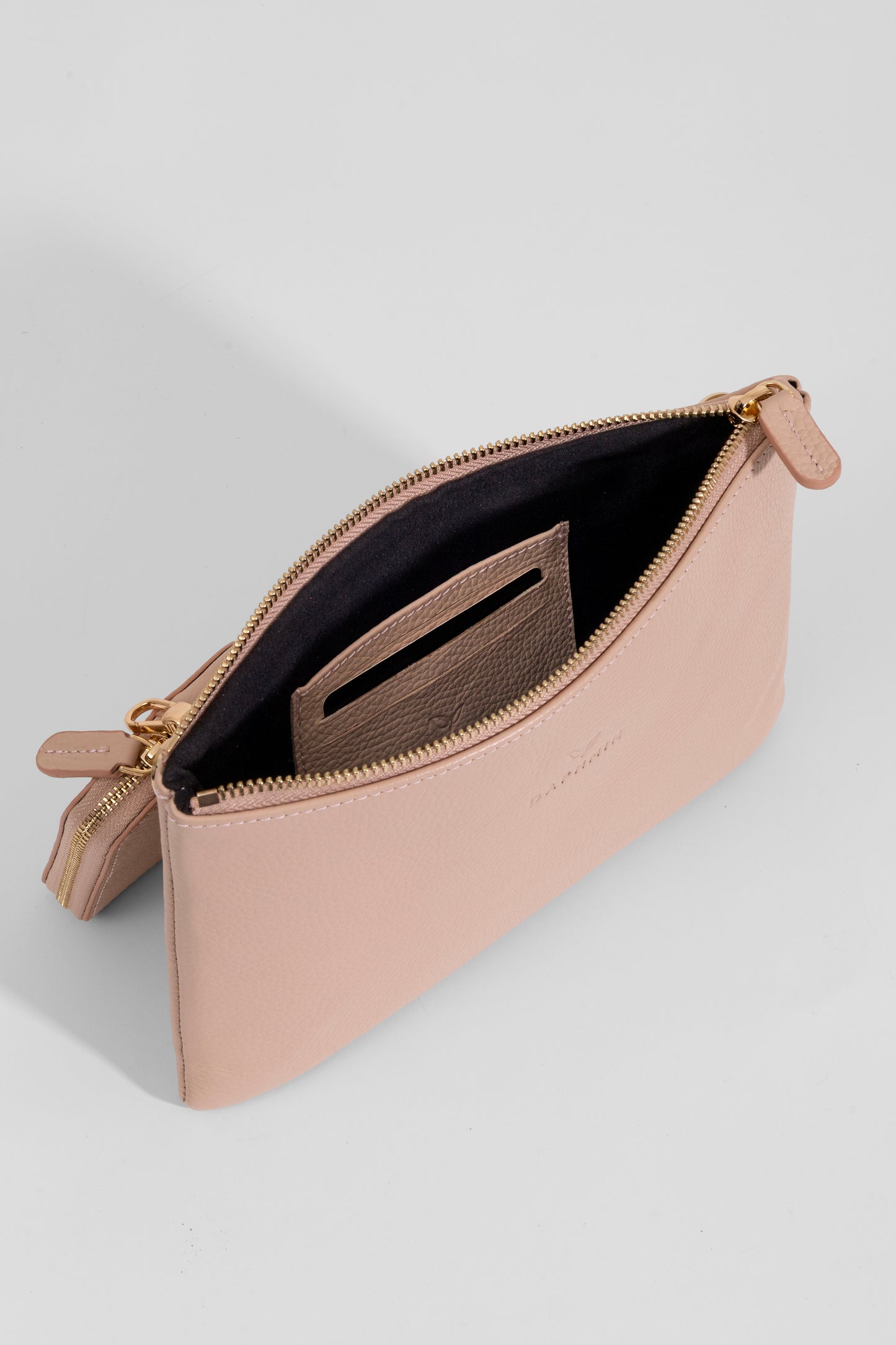 Carry Clutch - Kadın Hakiki Deri Omuz Askılı Pudra Portföy/Çapraz Çanta