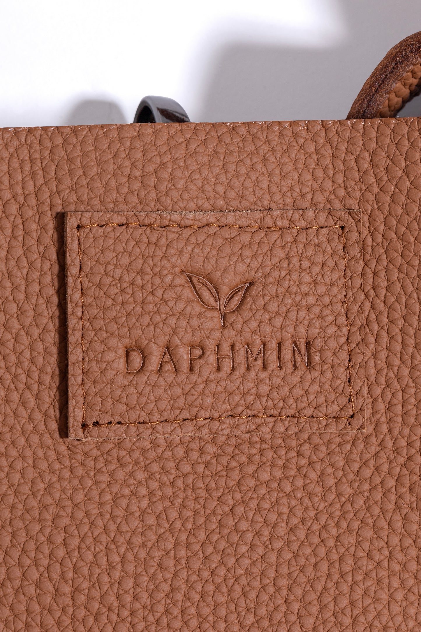 Daphne Kadın Hakiki Deri Tote Çanta - Taba Küçük Boy