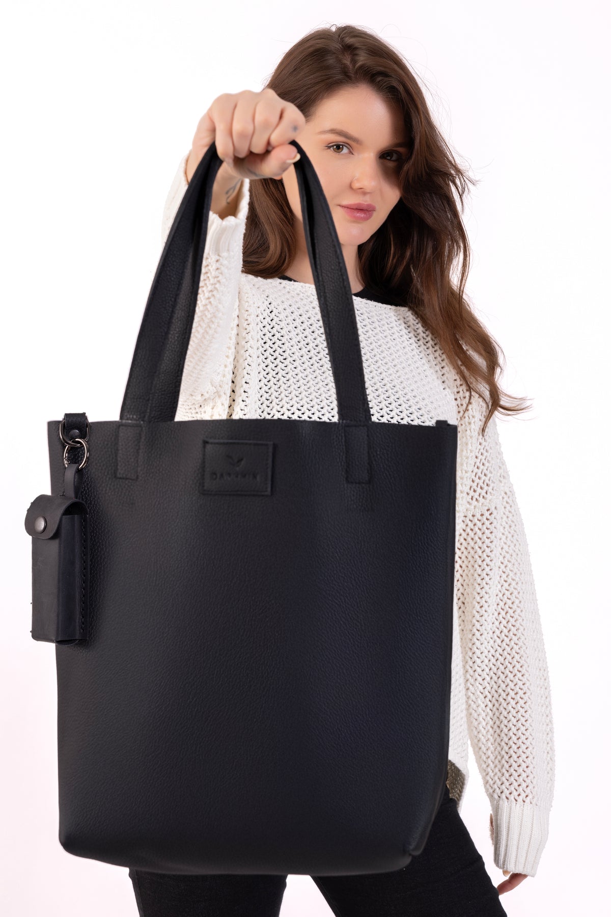 Daphne Tote Large – Black, image 4