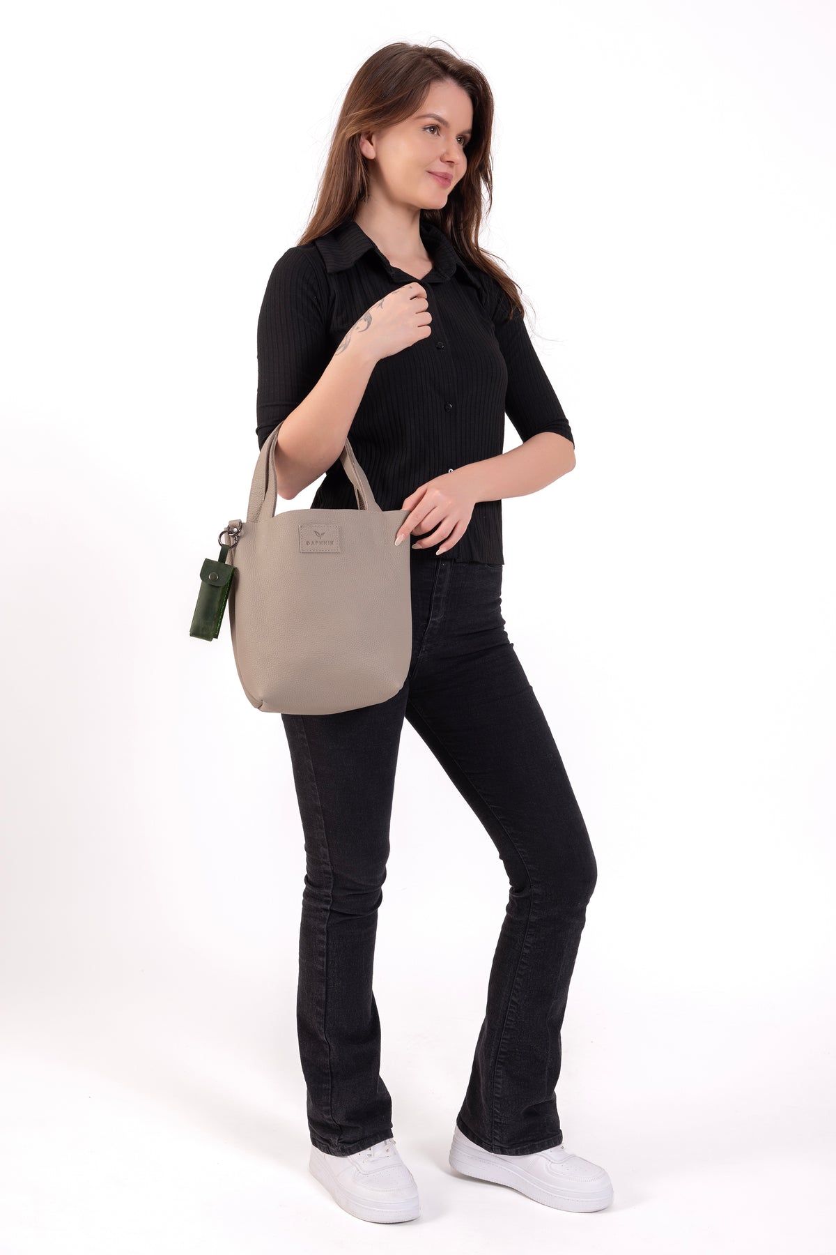 Daphne Tote Small – Taupe, image 2