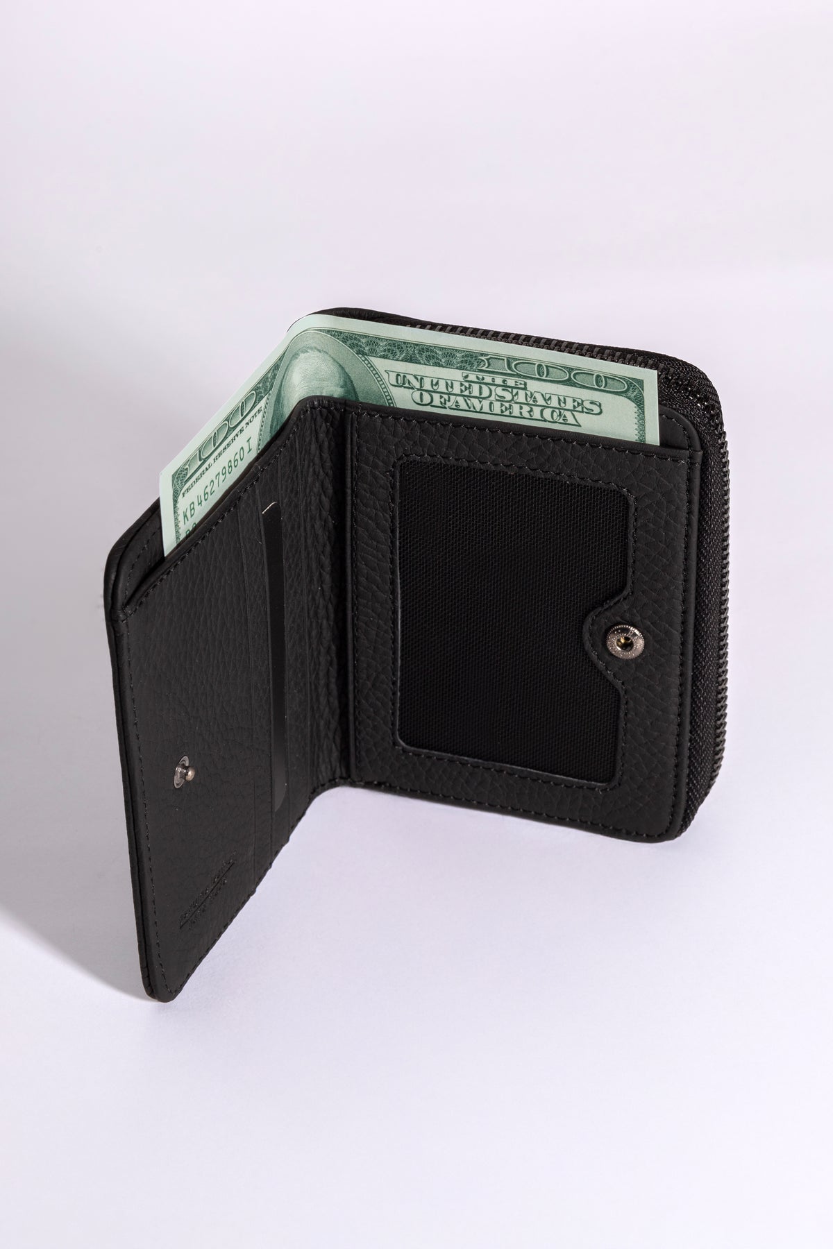 Vera Zipped Wallet – Black, image 5