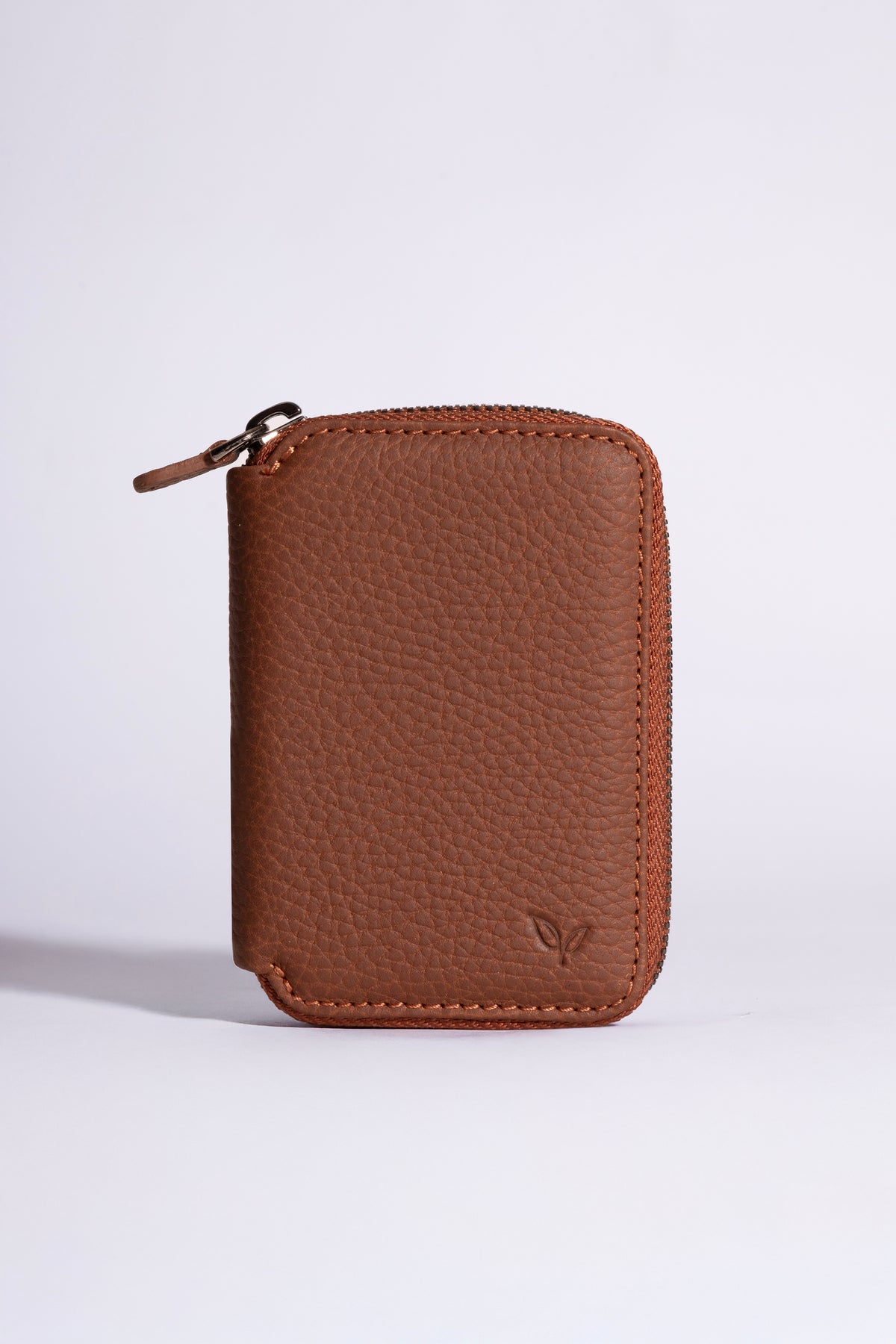 Zeas Zipped Wallet Tan