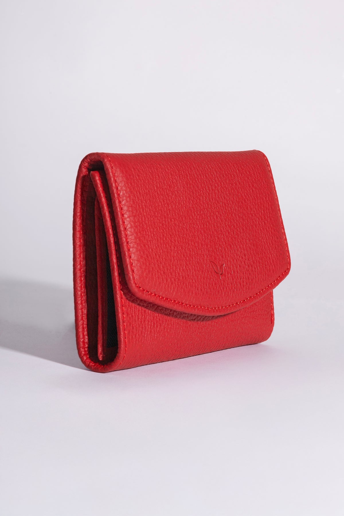 Perle Trifold Wallet – Red, image 3