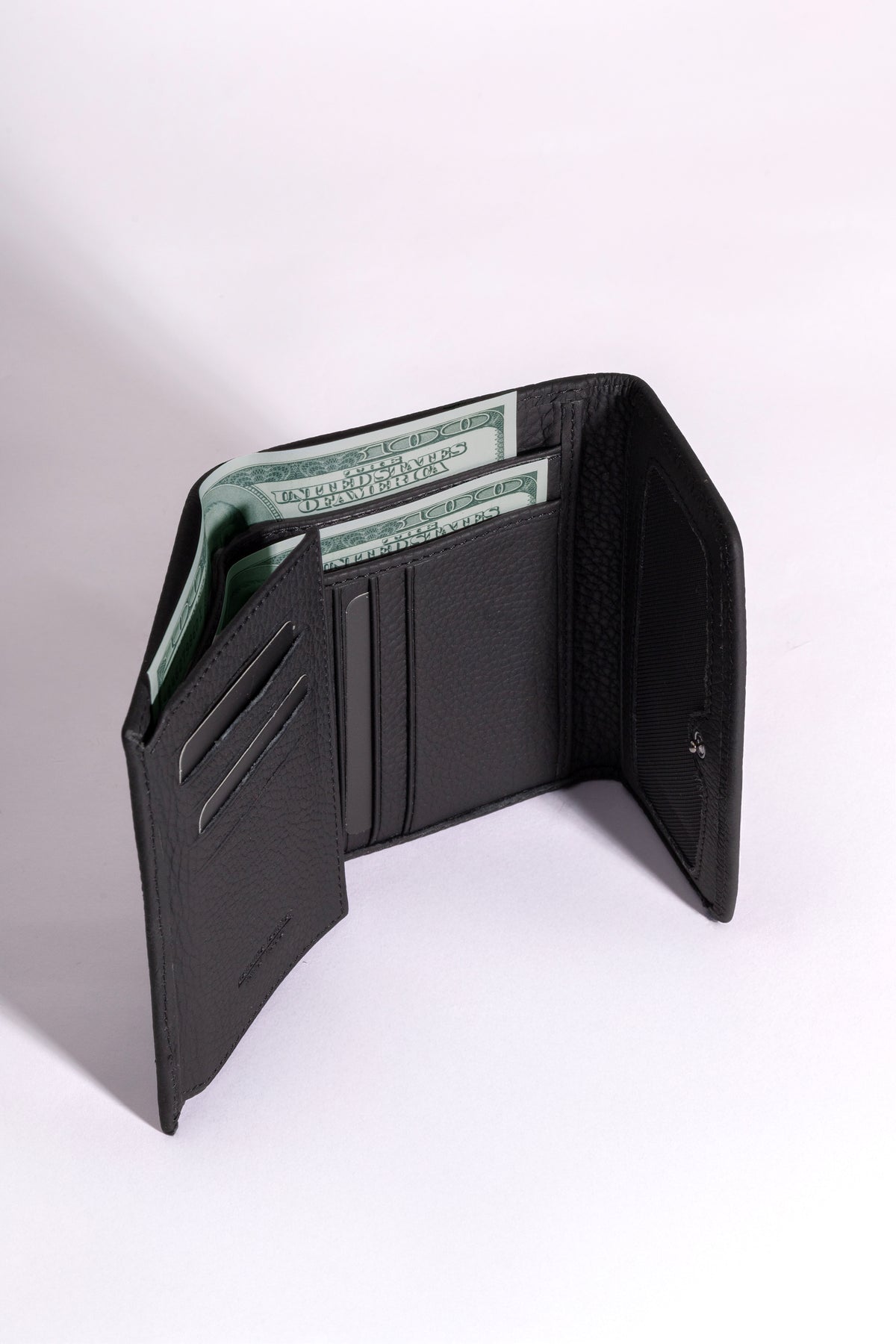 Perle Trifold Wallet – Black, image 5