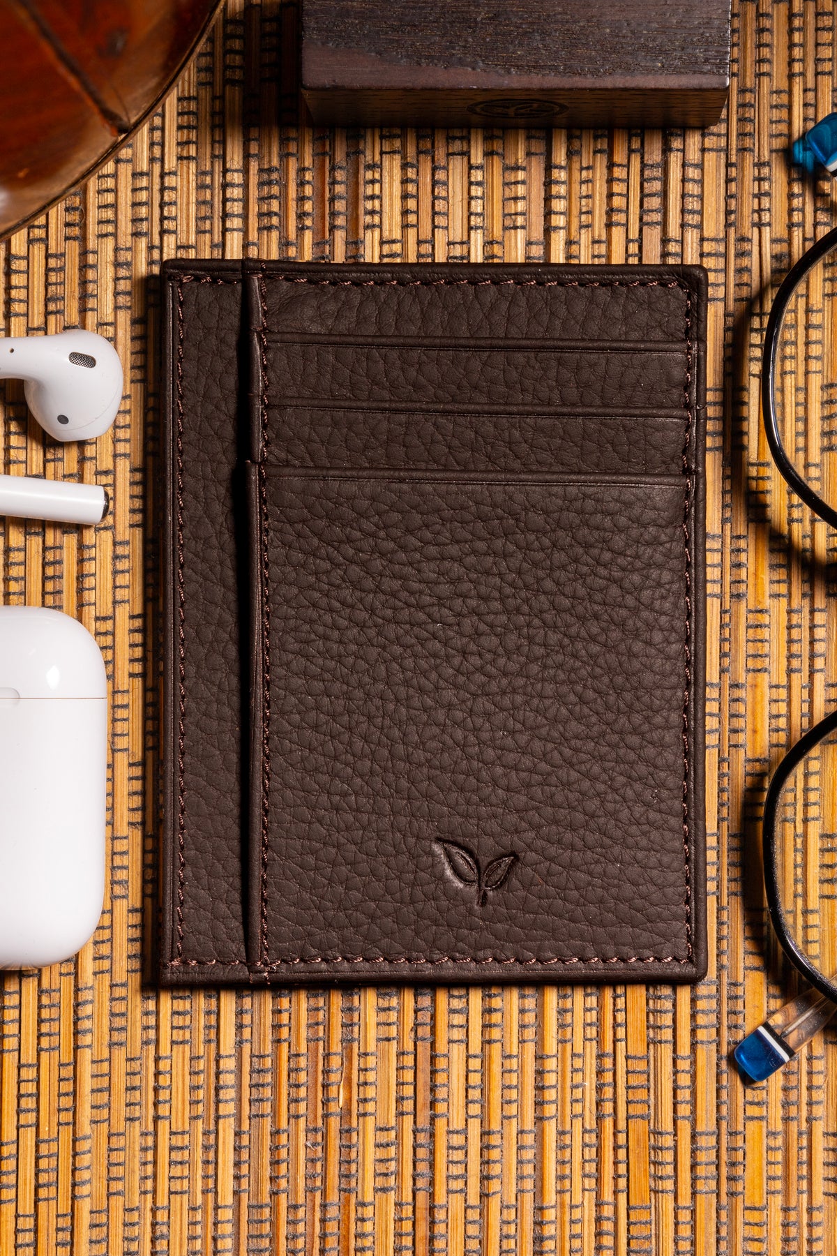 Folium Card Holder – Brown, image 5