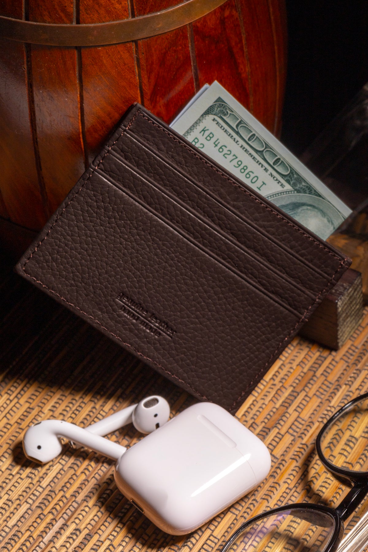 Folium Card Holder – Brown, image 6
