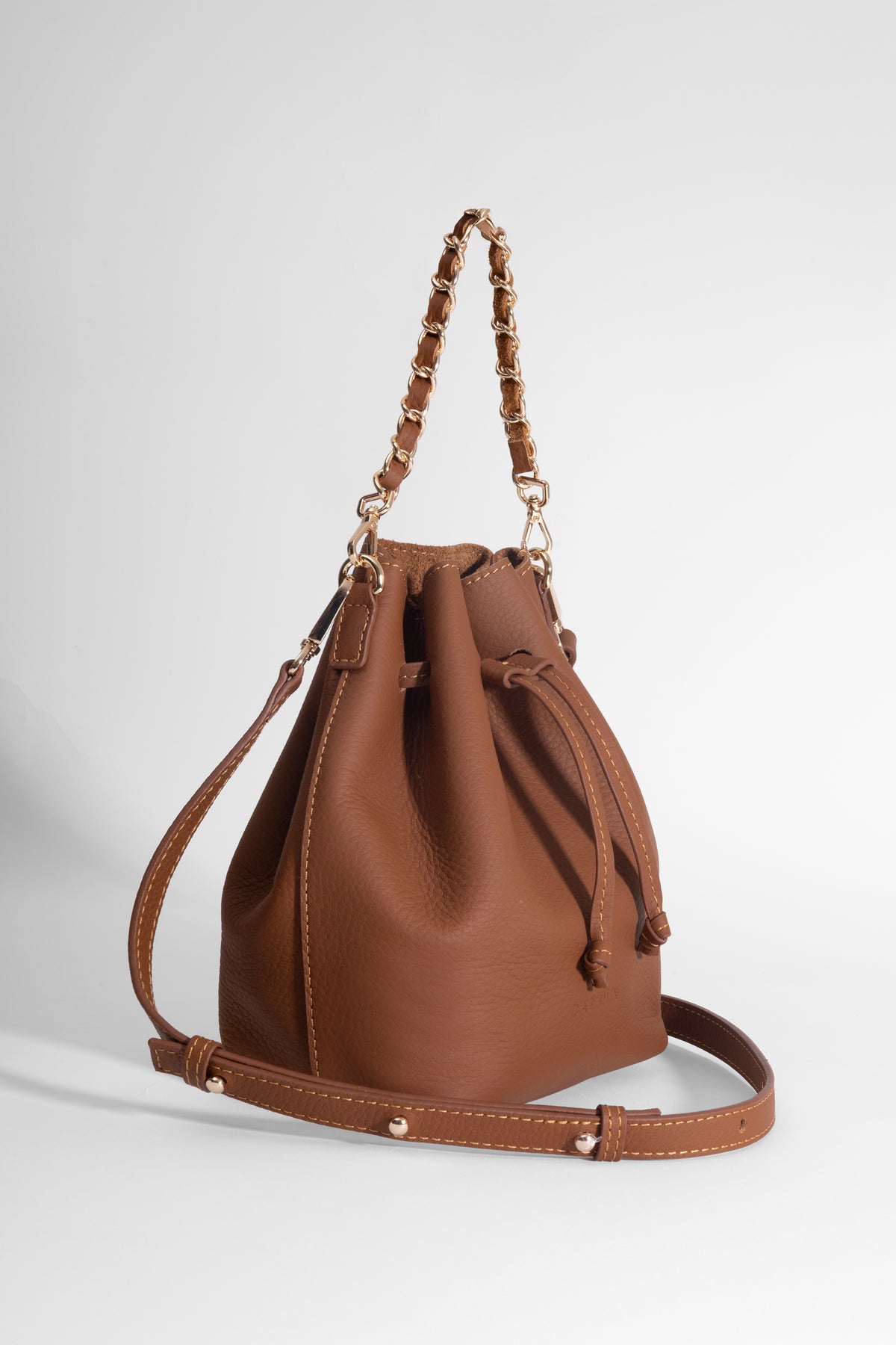 Sorellina Mini Bucket – Tan, image 3