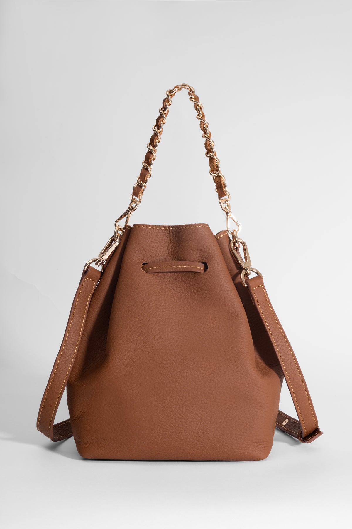 Sorellina Mini Bucket – Tan, image 4