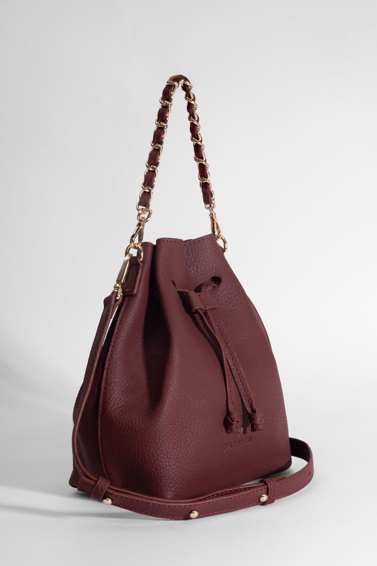 Sorellina Mini Bucket – Burgundy, image 3