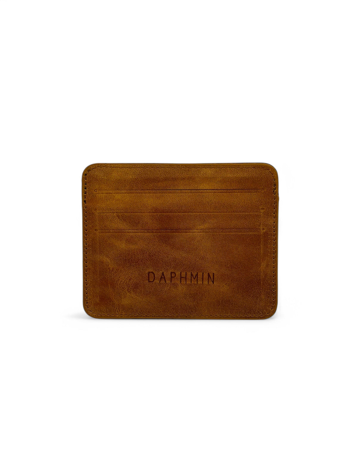 Lino Card Holder Camel