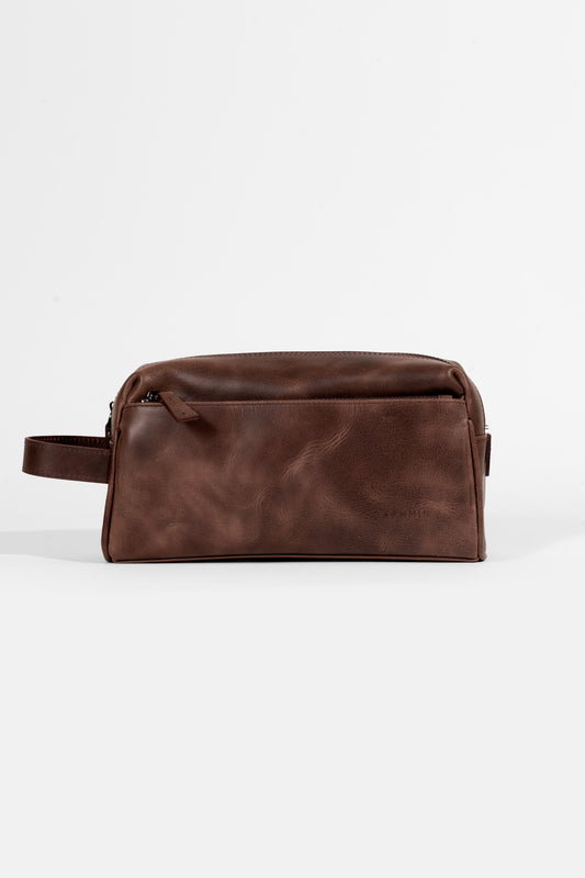 Hakiki Deri El Çantası & Dopp Kit