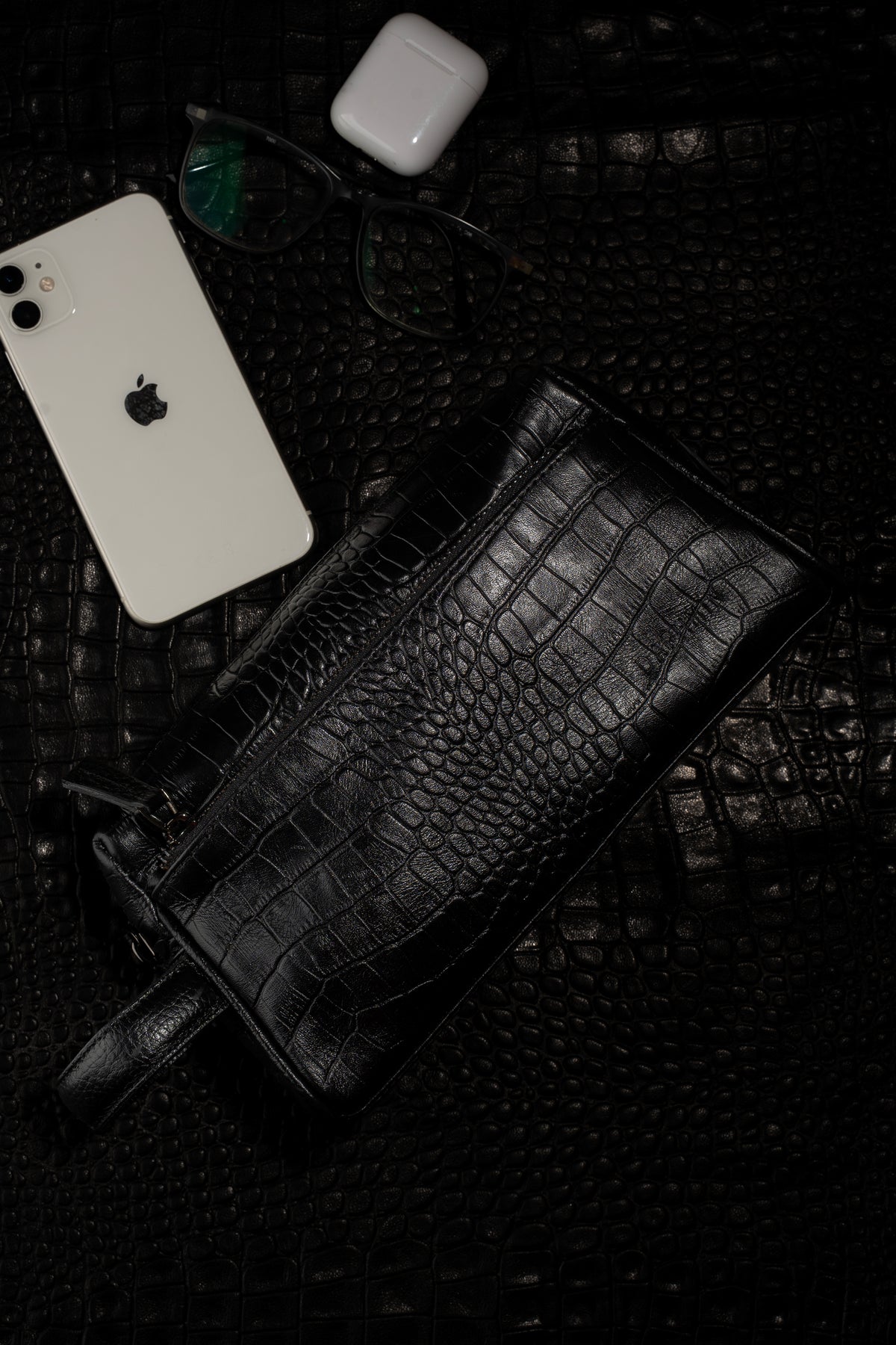 Hakiki Deri El Çantası & Dopp Kit, görsel 10