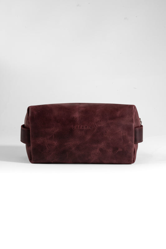 Dopp Kit Seyahat ve Kişisel Bakım Çantası - Bordo