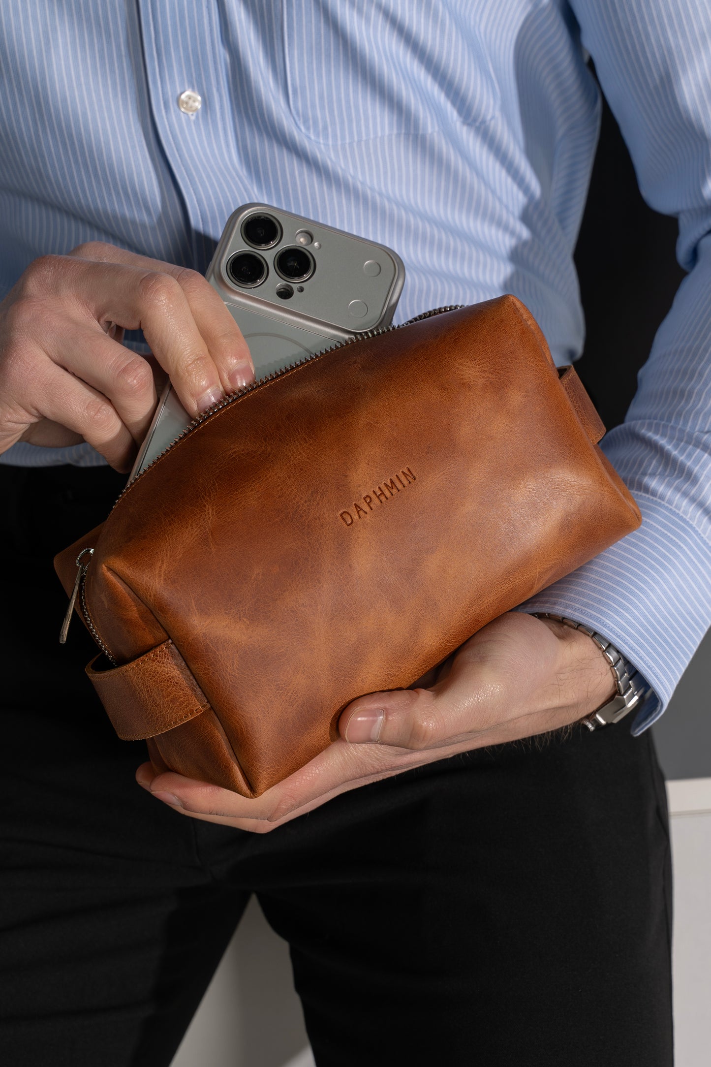 Dopp Kit Seyahat ve Kişisel Bakım Çantası - Camel