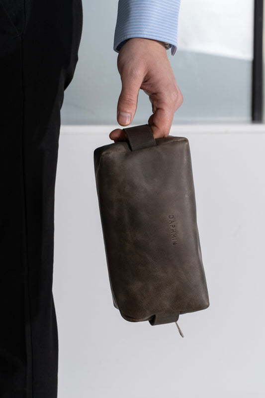 Dopp Kit Seyahat ve Kişisel Bakım Çantası - Gri