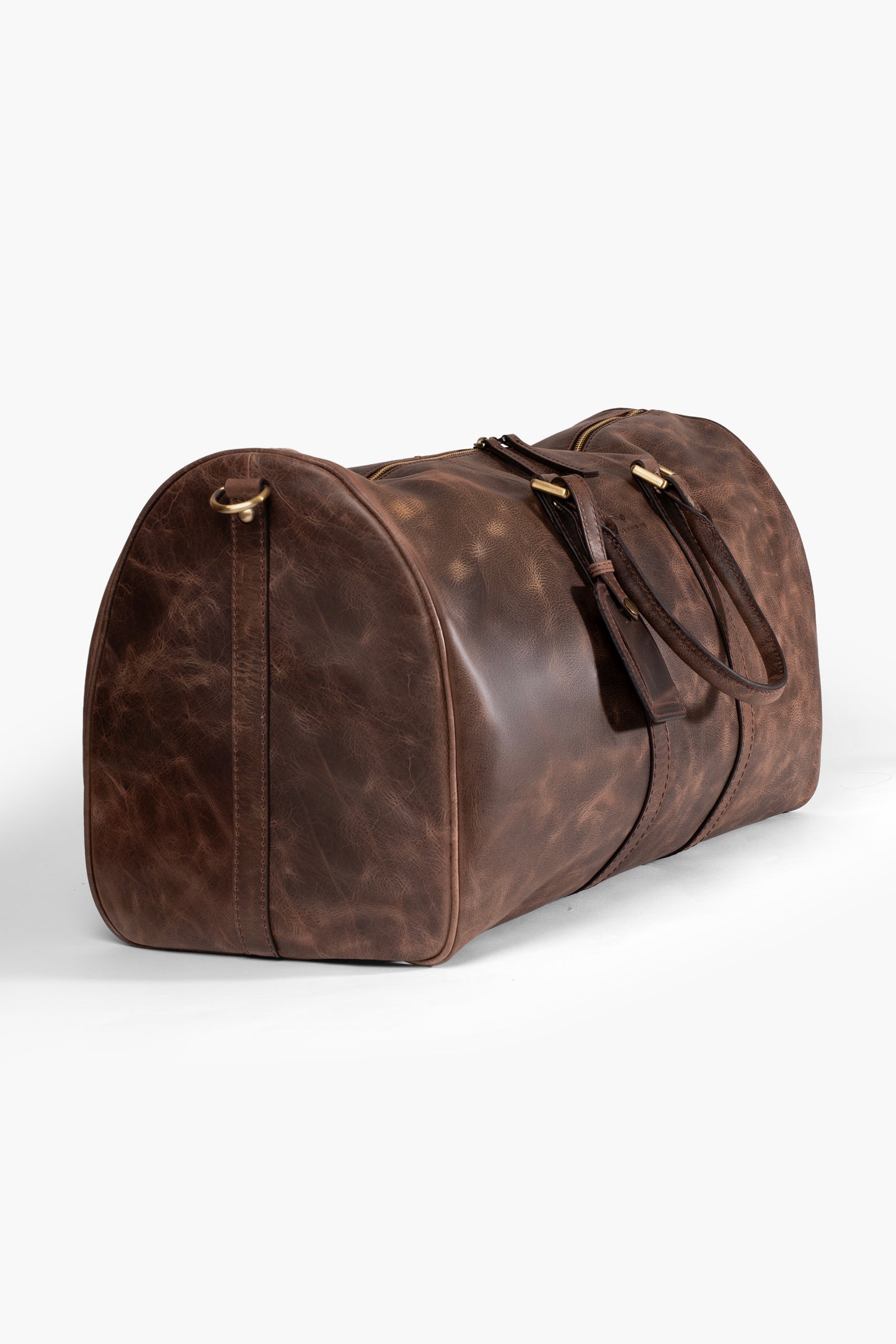 Daphmin Leather Weekender – Kahverengi Hakiki Deri Seyahat Çantası