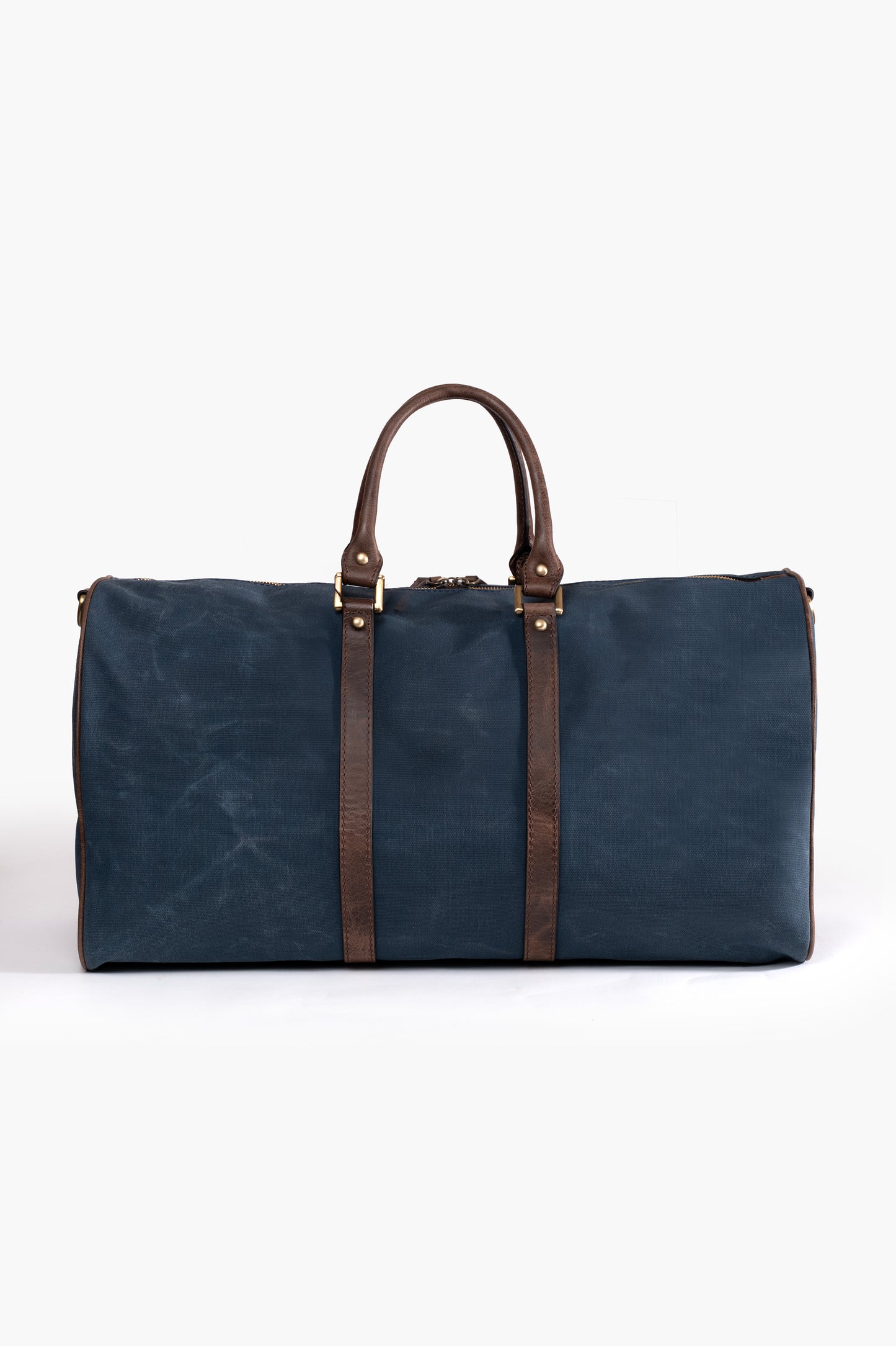 Daphmin Canvas Weekender – Mavi Kanvas/Deri Garnili Seyahat Çantası