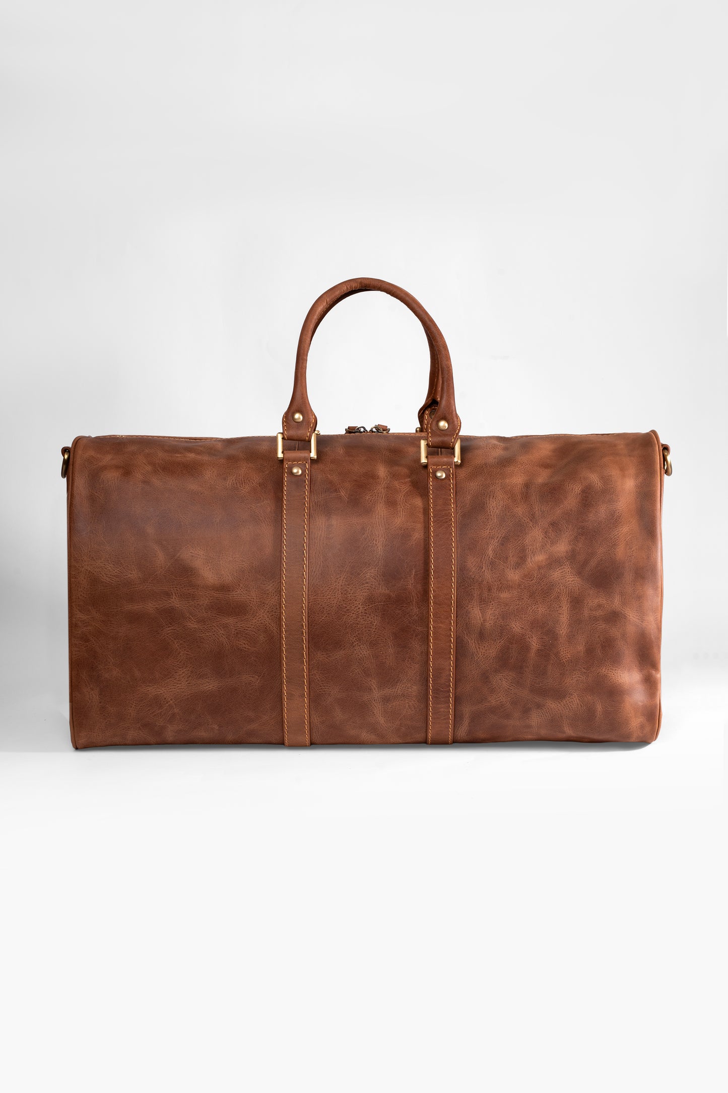 Daphmin Leather Weekender – Taba Hakiki Deri Seyahat Çantası