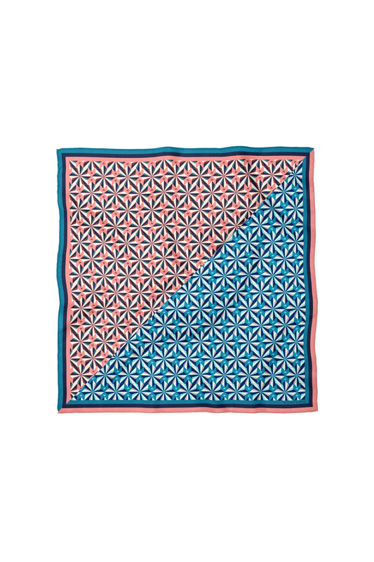 Laya Desenli İpek Fular