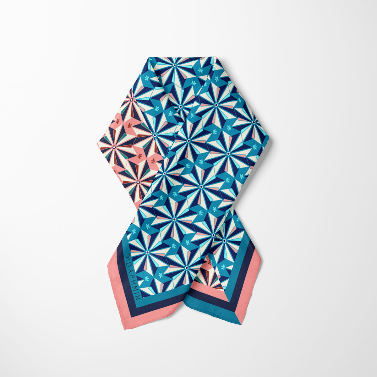 Laya Patterned Silk Scarf, image 4