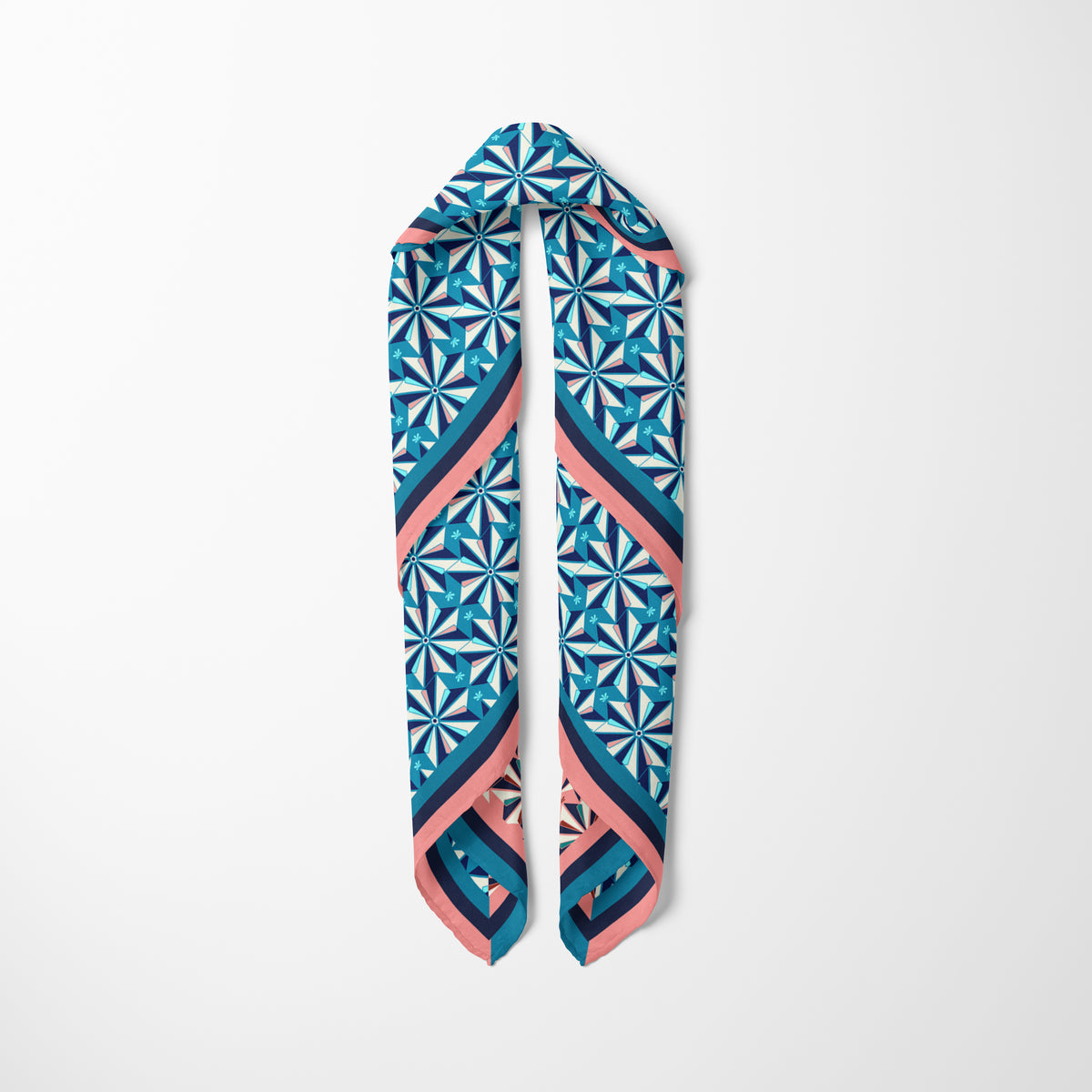 Laya Patterned Silk Scarf, image 6