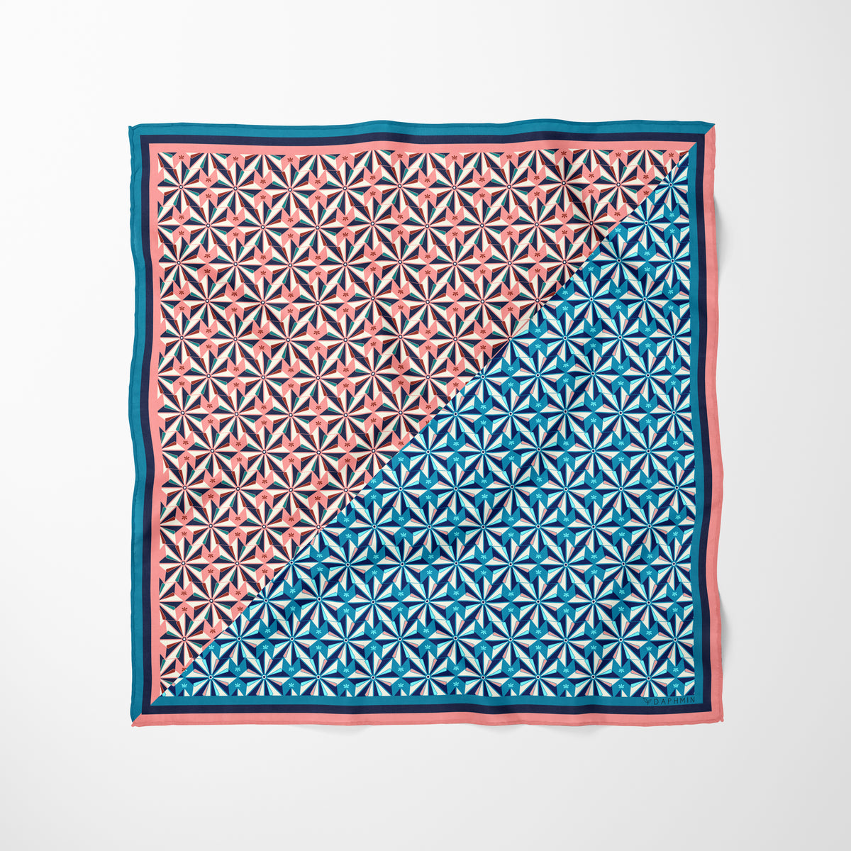 Laya Patterned Silk Scarf, image 8