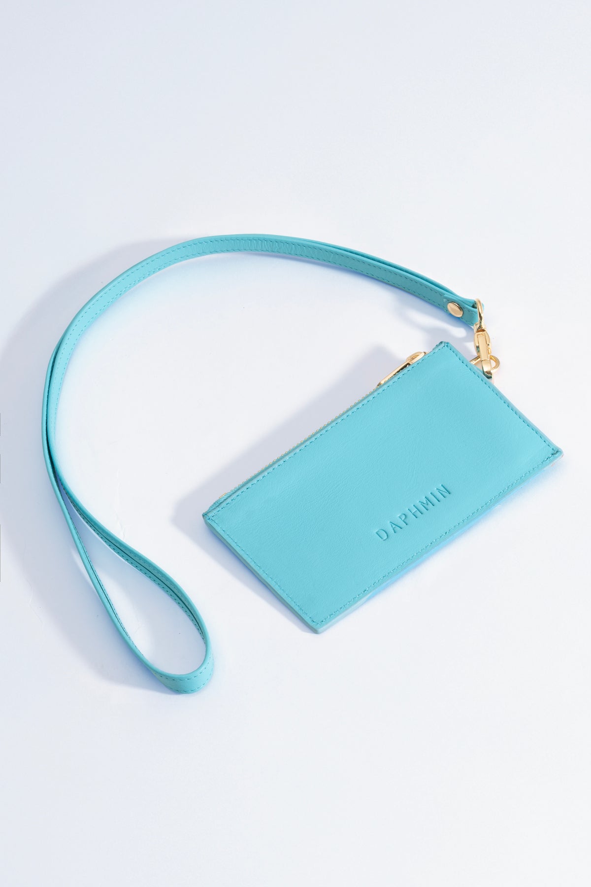 Mira Card Holder with Strap – Turquoise, image 2